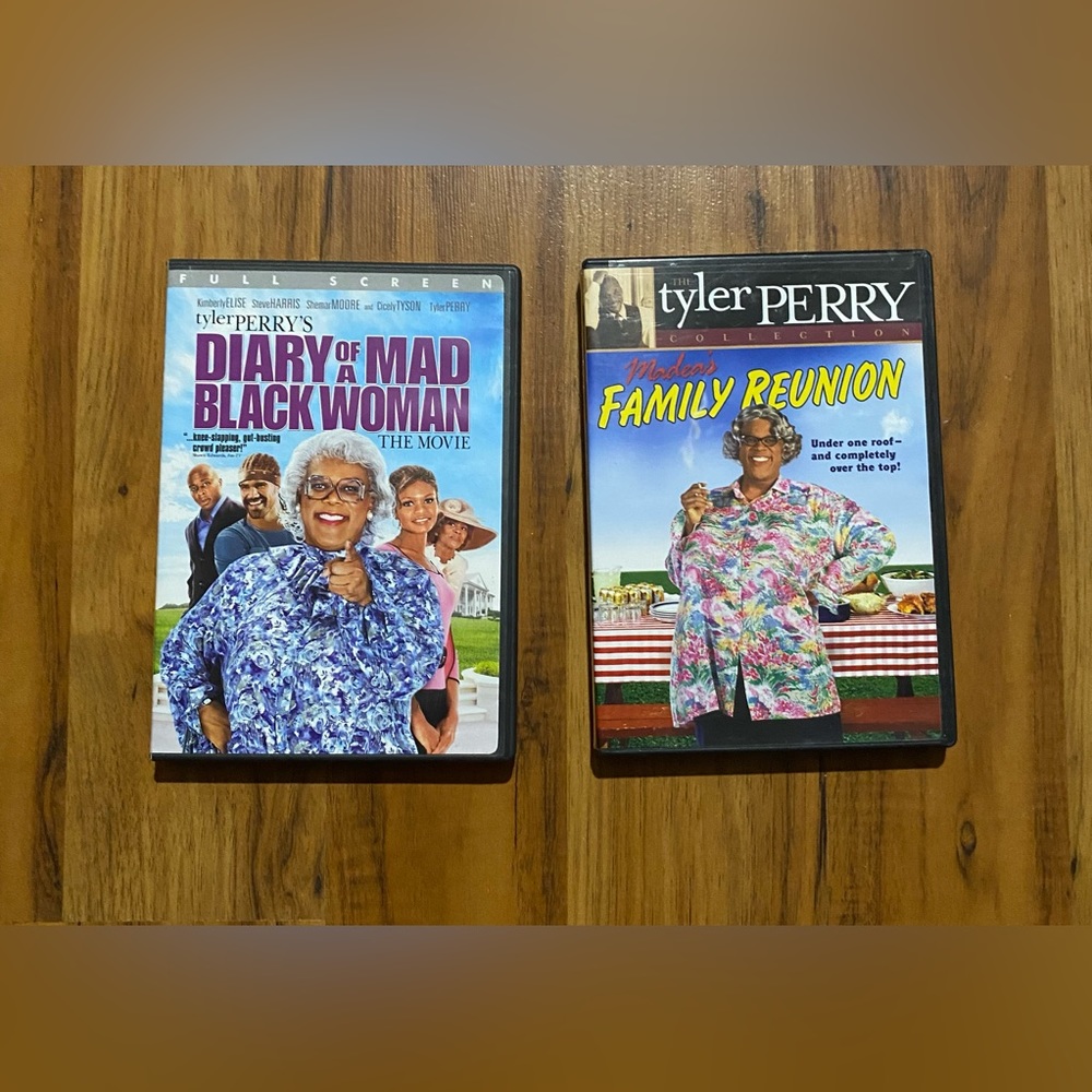 Tyler Perry DVD  Bundle Diary Of A Mad Black Woman & Madea’s Family Reunion (2)
